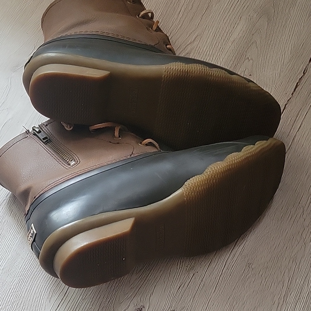 Sperry Black and Brown Duck Boots - Picture 3 of 3